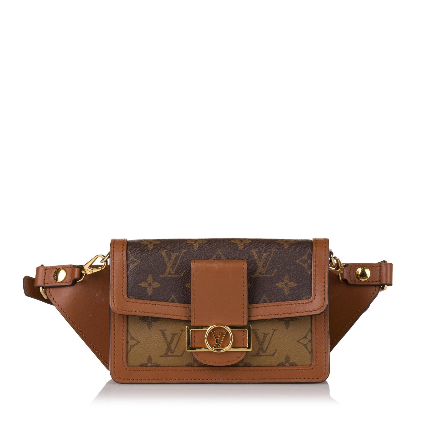 Louis Vuitton Monogram Giant Reverse Dauphine Bumbag (SHG-34448)