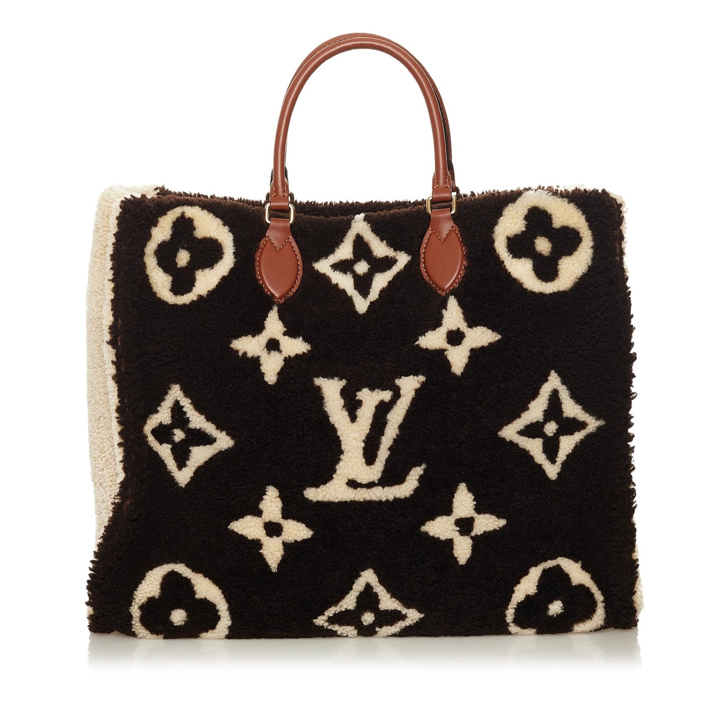 Louis Vuitton Monogram Giant Shearling Teddy Onthego GM (SHG-35056)