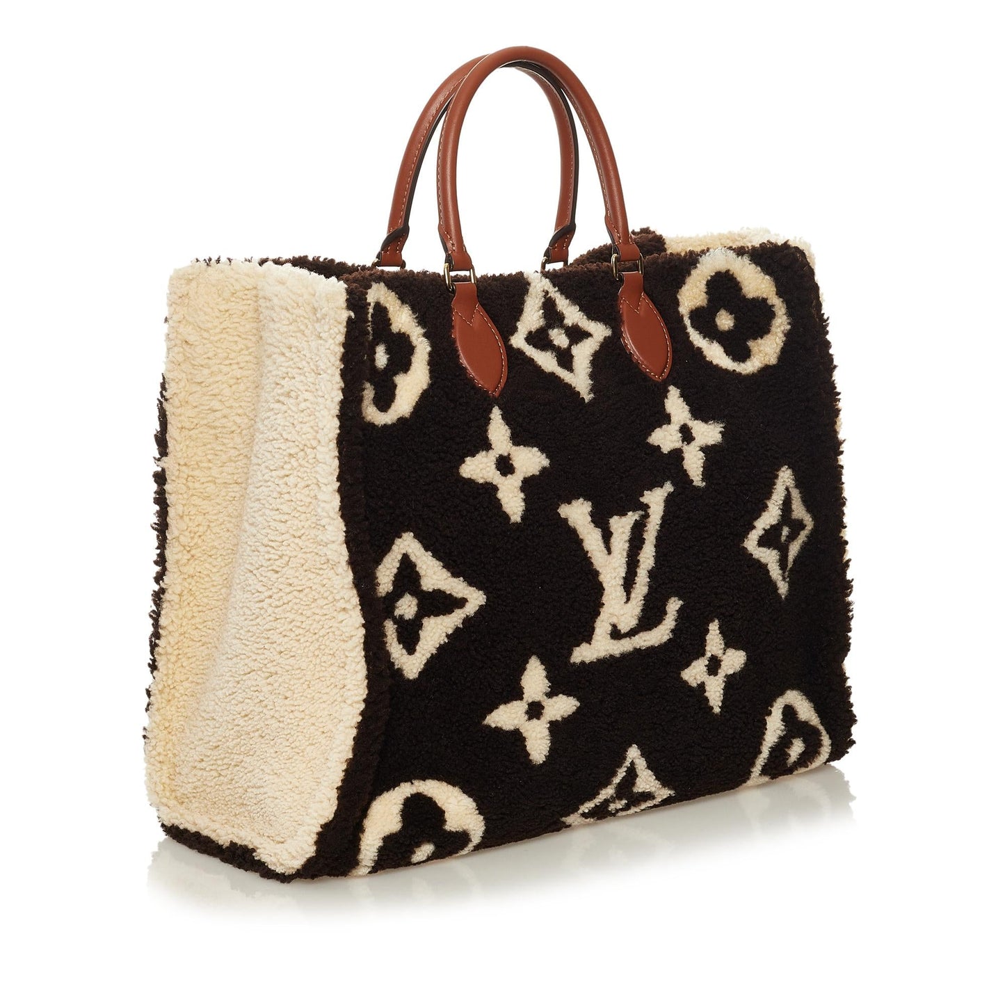 Louis Vuitton Monogram Giant Shearling Teddy Onthego GM (SHG-35056)
