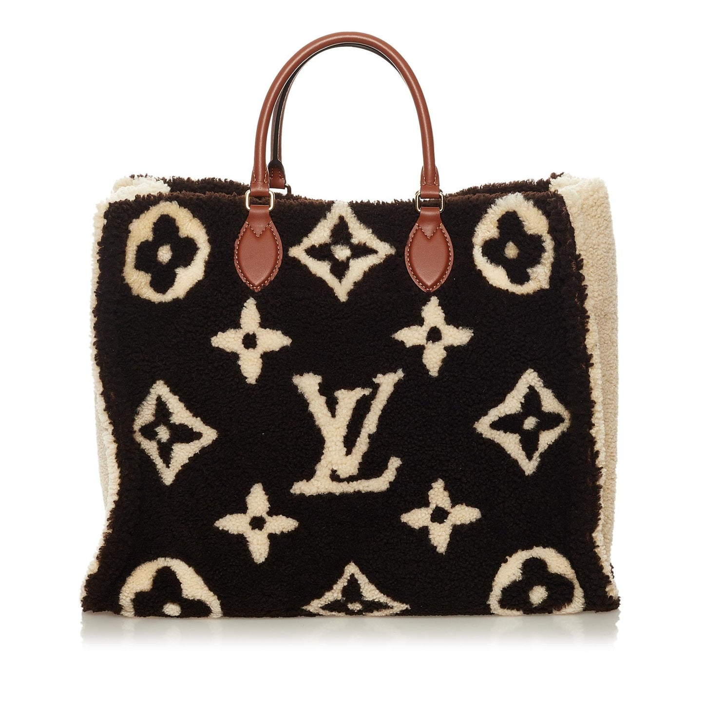 Louis Vuitton Monogram Giant Shearling Teddy Onthego GM (SHG-37287)