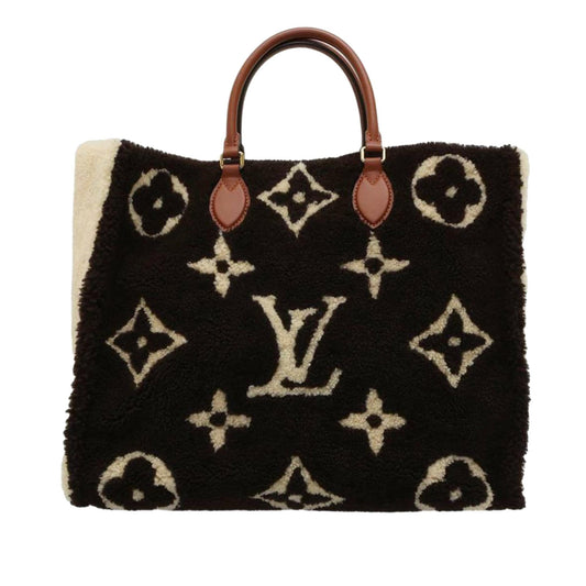 Louis Vuitton Monogram Giant Shearling Teddy Onthego GM (SHG-2cIPmB)