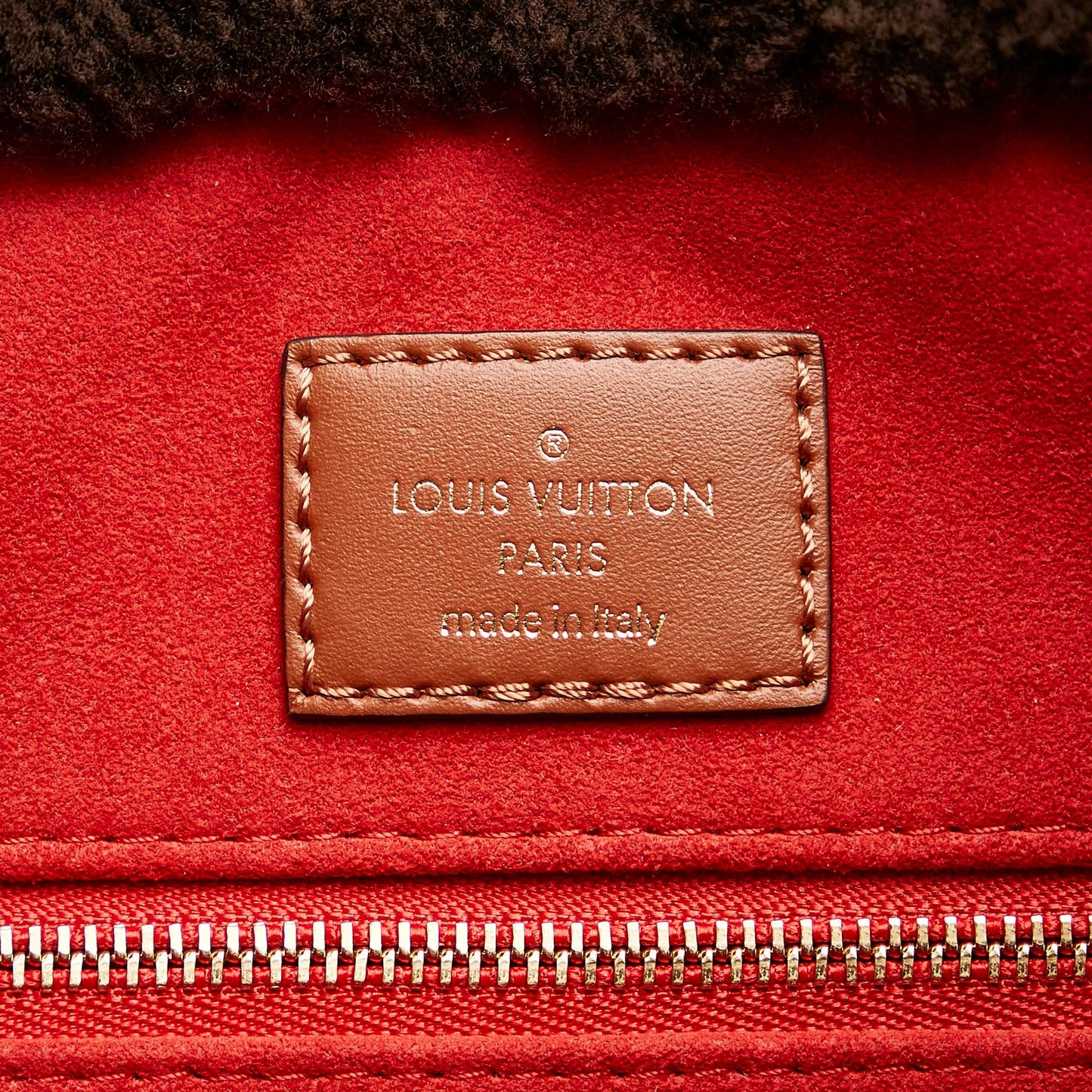 Louis Vuitton Monogram Giant Shearling Teddy Onthego GM