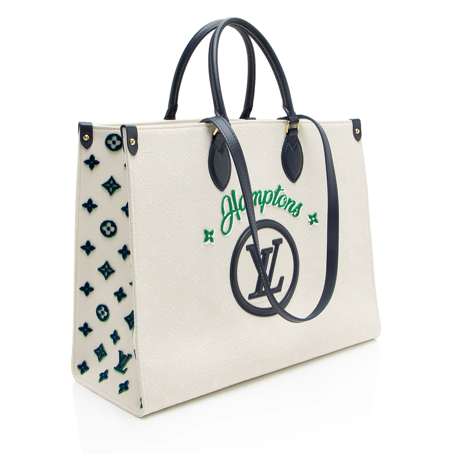 Louis Vuitton Monogram Jacquard Tuffetage Hamptons Onthego GM Tote
