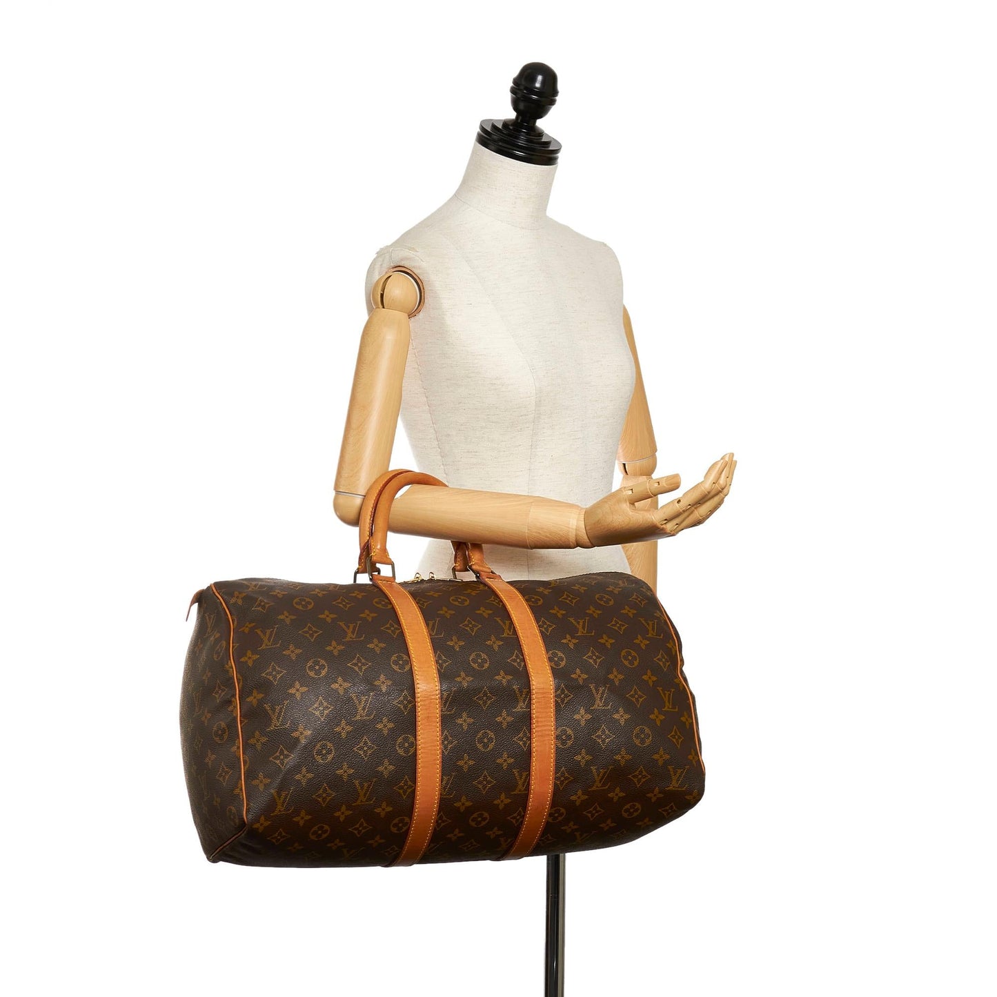 Louis Vuitton Monogram Keepall 45 (SHG-29532)