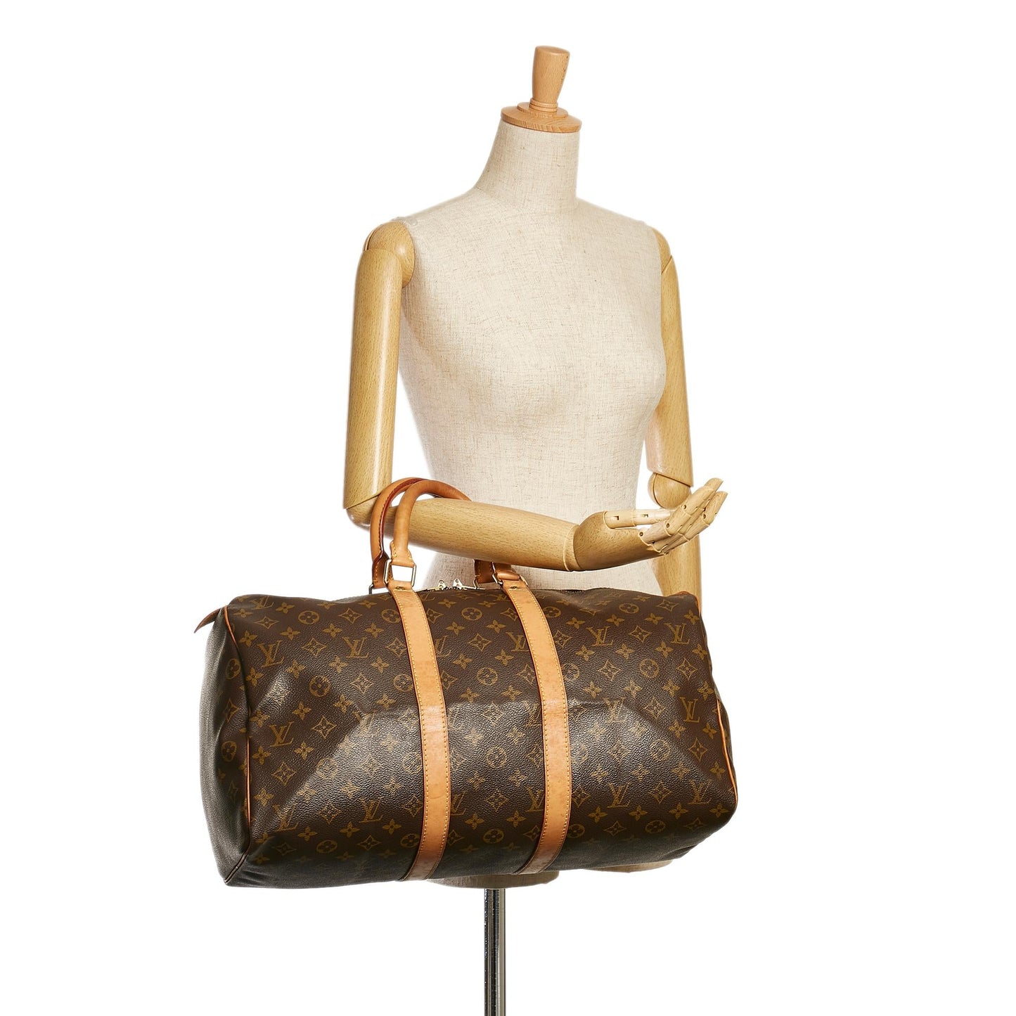 Louis Vuitton Monogram Keepall 45 (SHG-35199)