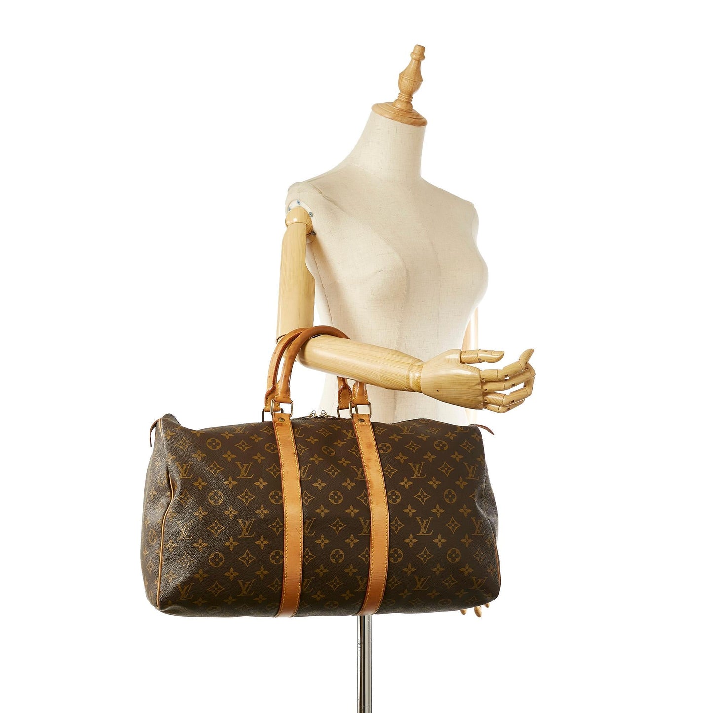 Louis Vuitton Monogram Keepall 45 (SHG-36350)