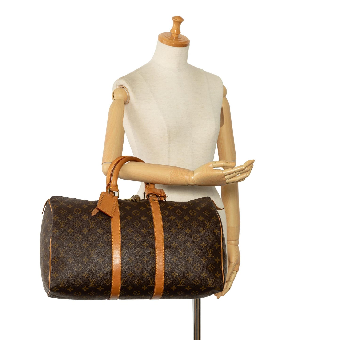 Louis Vuitton Monogram Keepall 45 (SHG-MeJBXF)