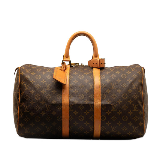 Louis Vuitton Monogram Keepall 45 (SHG-60740B)