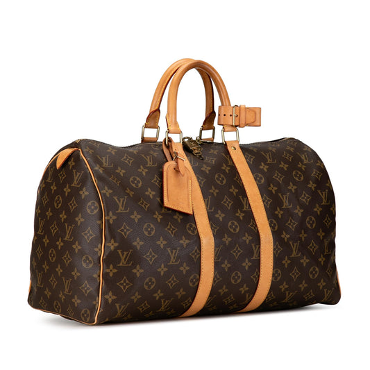Louis Vuitton Monogram Keepall 45 (SHG-69rFuH)