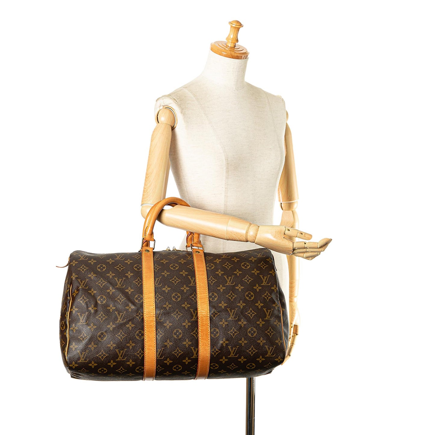 Louis Vuitton Monogram Keepall 45 (SHG-SUwtuM)