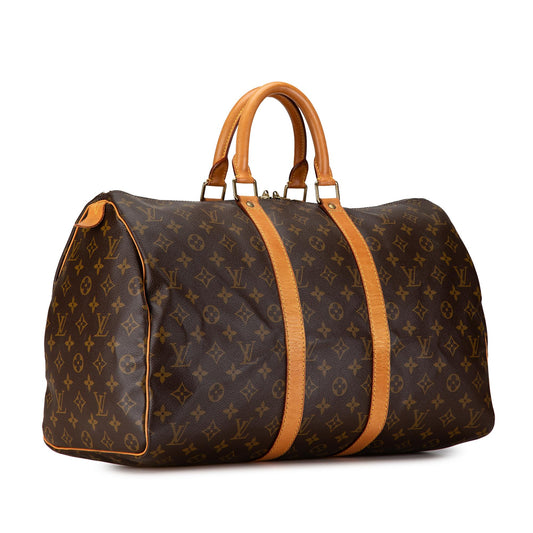 Louis Vuitton Monogram Keepall 45 (SHG-SUwtuM)