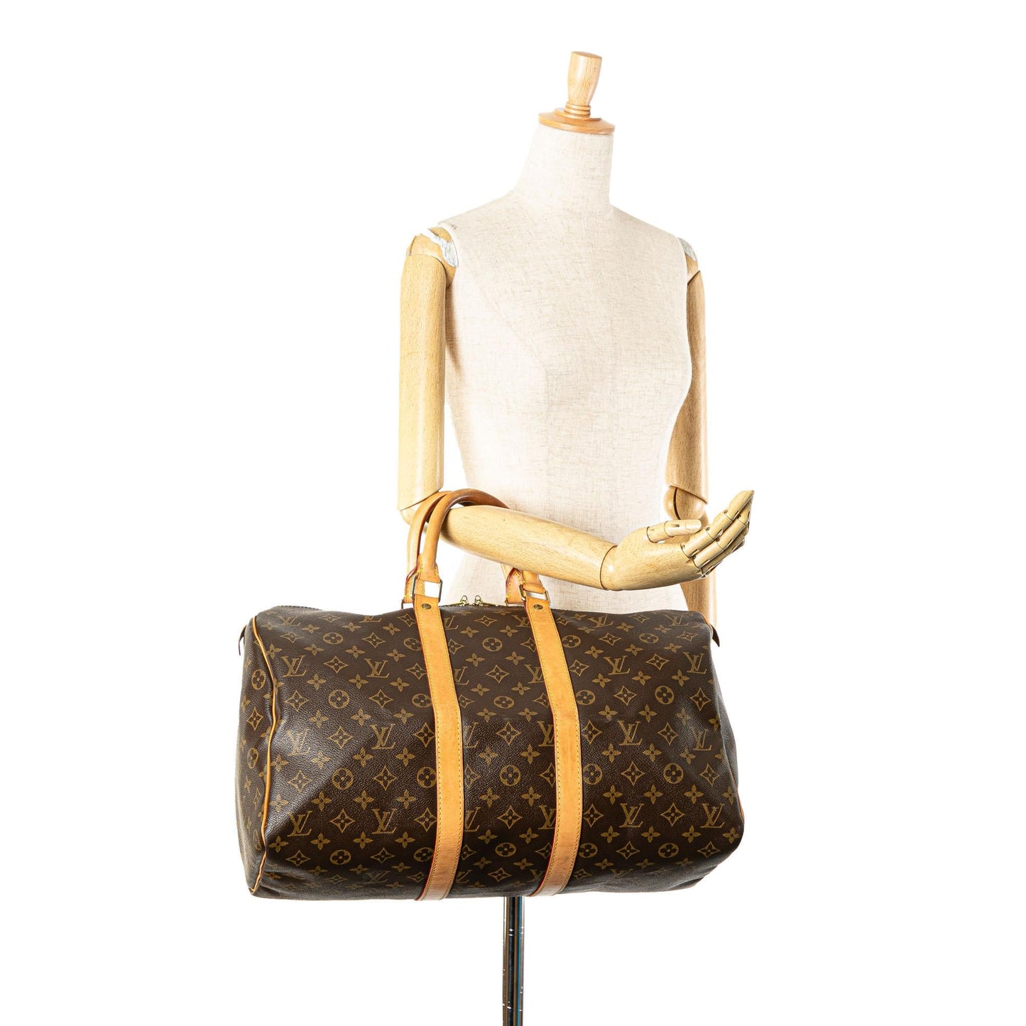 Louis Vuitton Monogram Keepall 45 (SHG-5iQtA1)