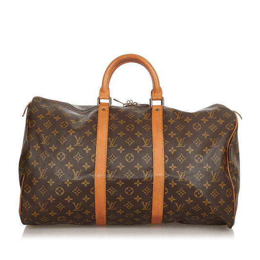 Louis Vuitton Monogram Keepall 50 (SHG-24482)