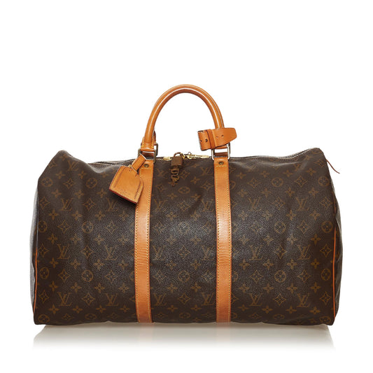 Louis Vuitton Monogram Keepall 50 (SHG-35806)