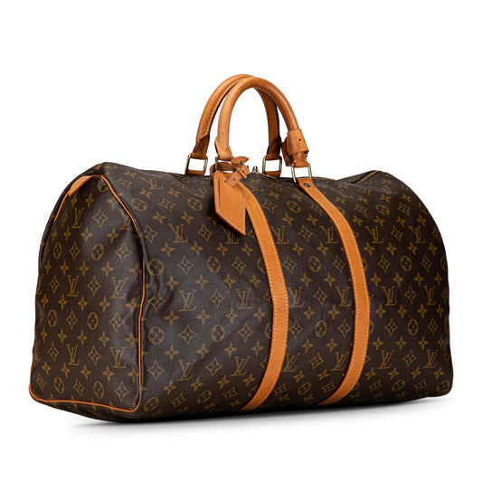 Louis Vuitton Monogram Keepall 50 (SHG-8sdMHU)