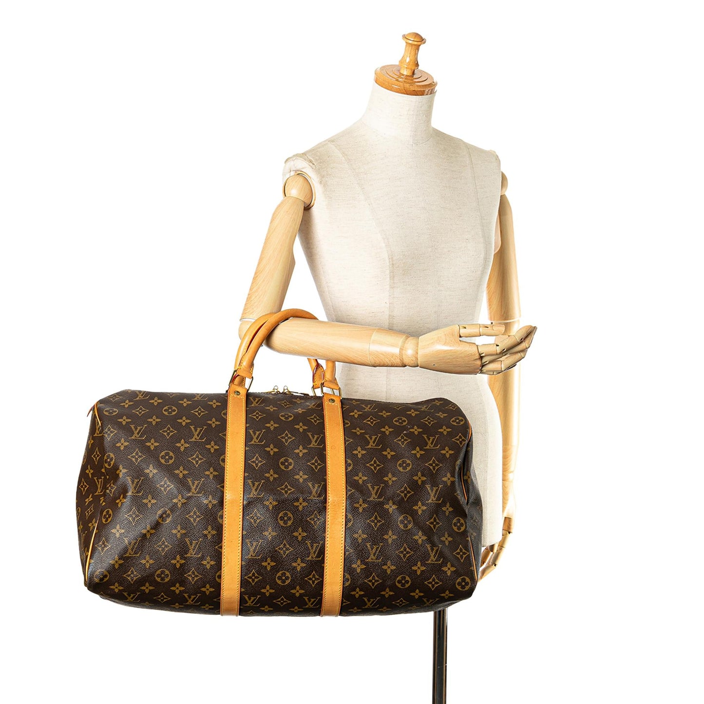Louis Vuitton Monogram Keepall 50 (SHG-OMzAhA)