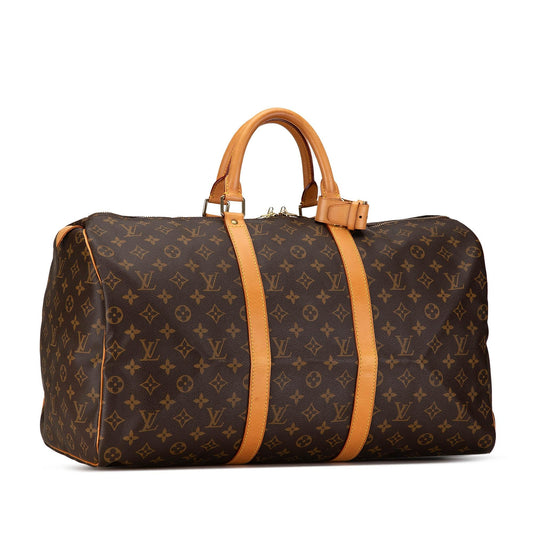 Louis Vuitton Monogram Keepall 50 (SHG-7kGvNq)
