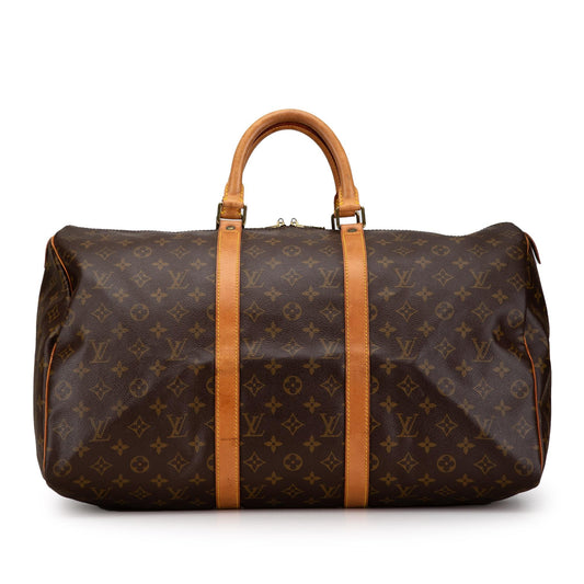 Louis Vuitton Monogram Keepall 50 (SHG-OG0sAX)