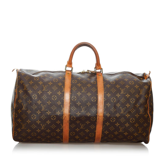 Louis Vuitton Monogram Keepall 55 (SHG-37699)