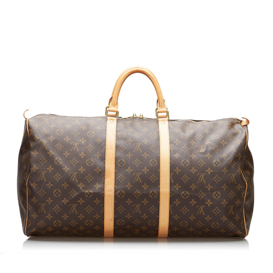 Louis Vuitton Monogram Keepall 55 (SHG-VHt6p5)