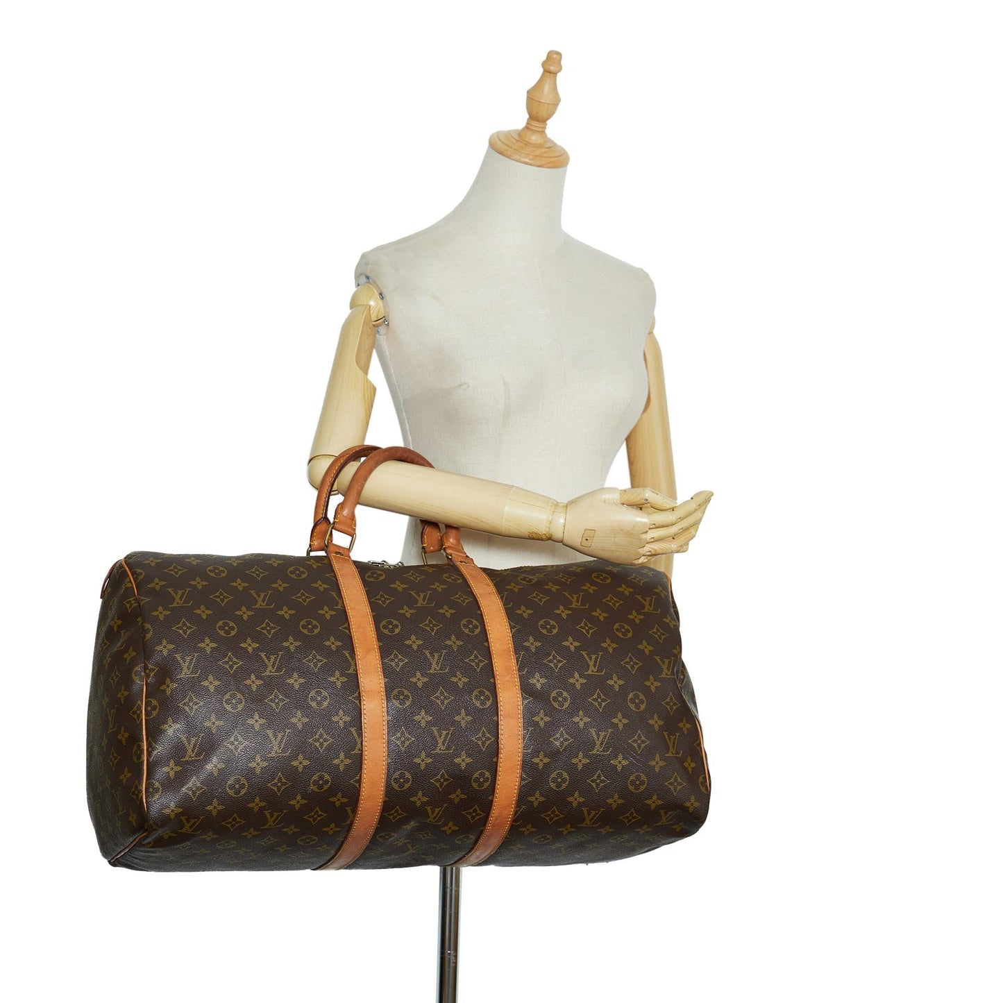 Louis Vuitton Monogram Keepall 55 (SHG-UQ2okN)