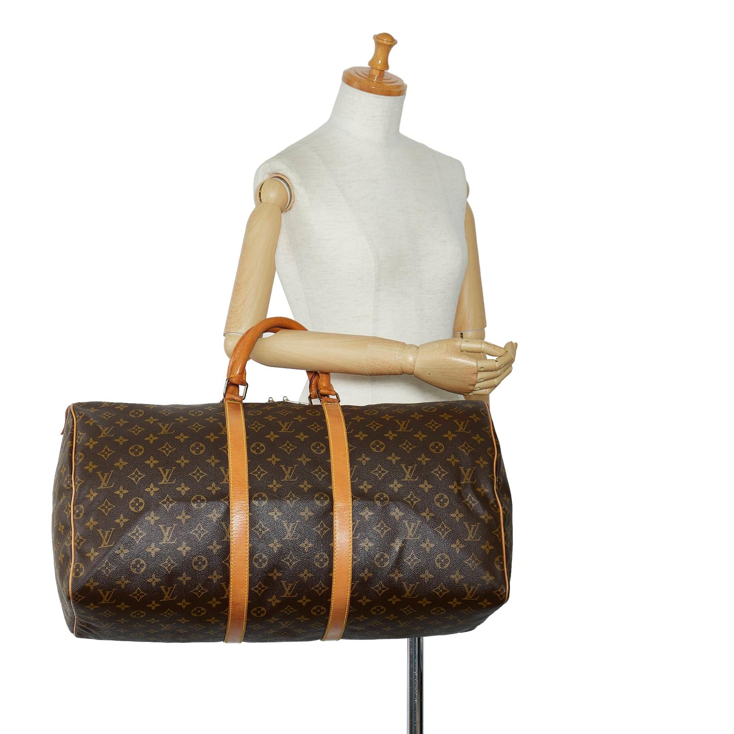 Louis Vuitton Monogram Keepall 55 (SHG-IT2db5)