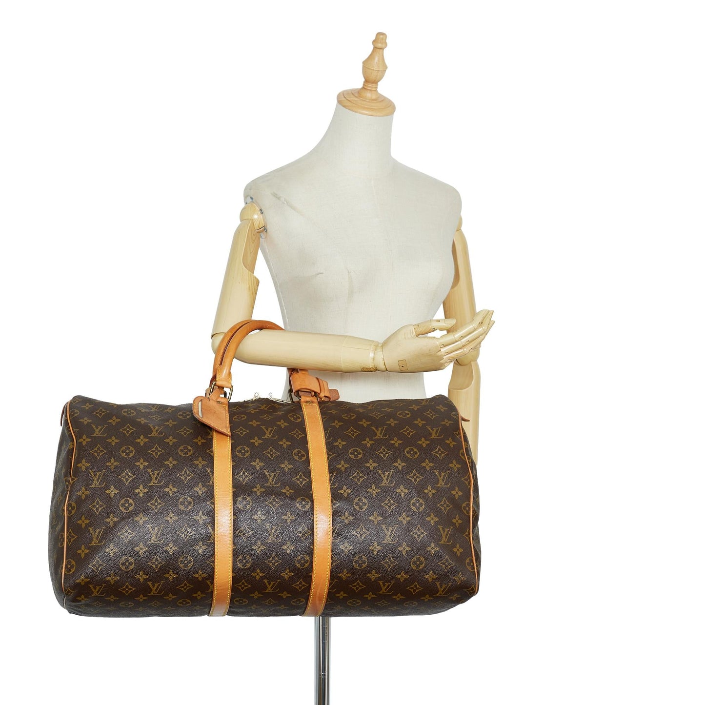 Louis Vuitton Monogram Keepall 55 (SHG-3nAVwN)