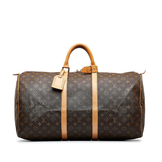 Louis Vuitton Monogram Keepall 55 (SHG-tPT8aS)
