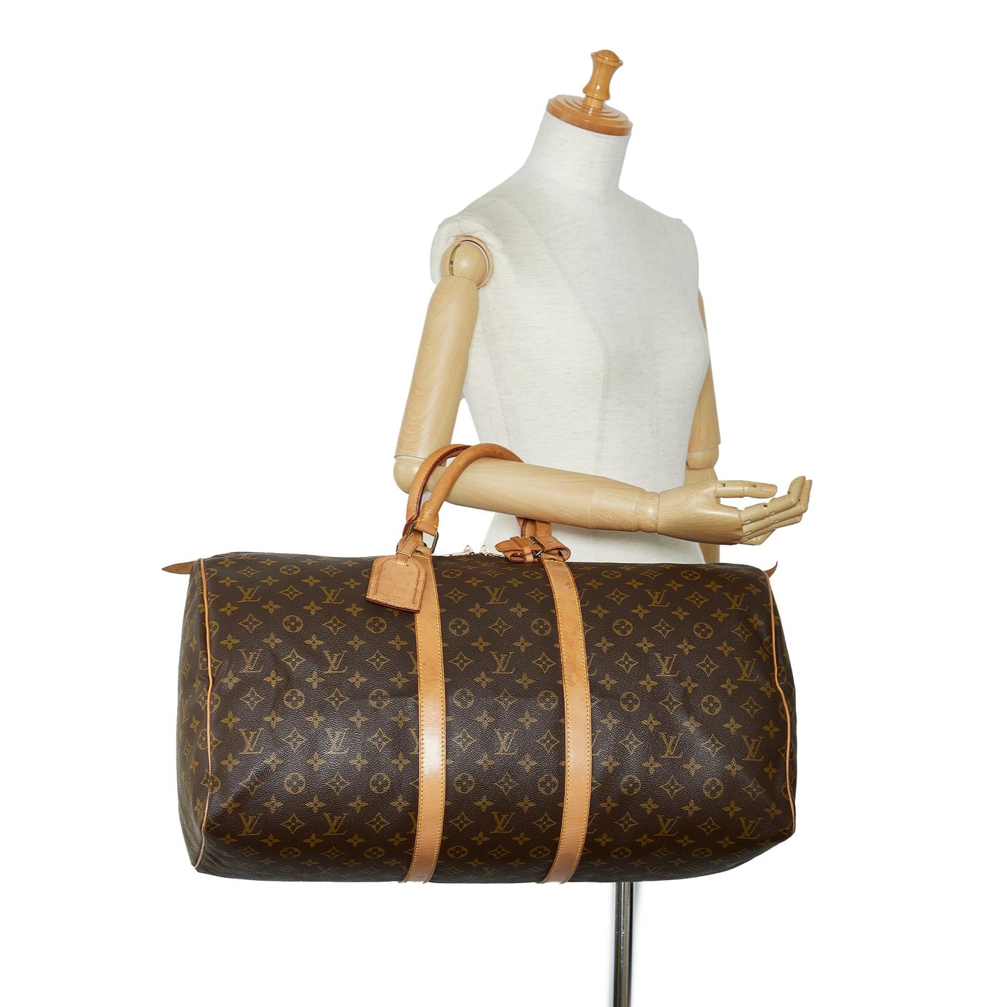 Louis Vuitton Monogram Keepall 55 (SHG-tPT8aS)