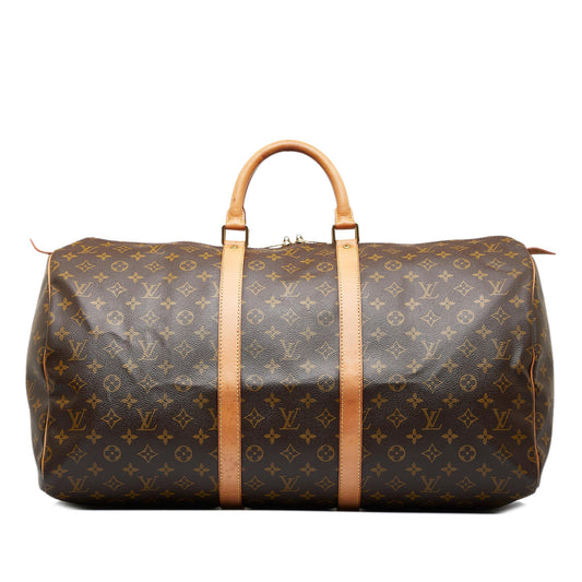 Louis Vuitton Monogram Keepall 55 (SHG-8A6vt9)