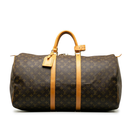 Louis Vuitton Monogram Keepall 55 (SHG-jryJYO)