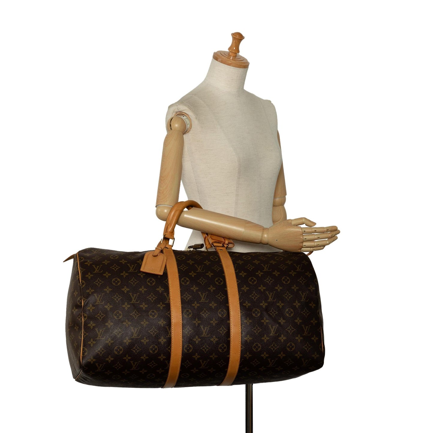 Louis Vuitton Monogram Keepall 55 (SHG-jryJYO)