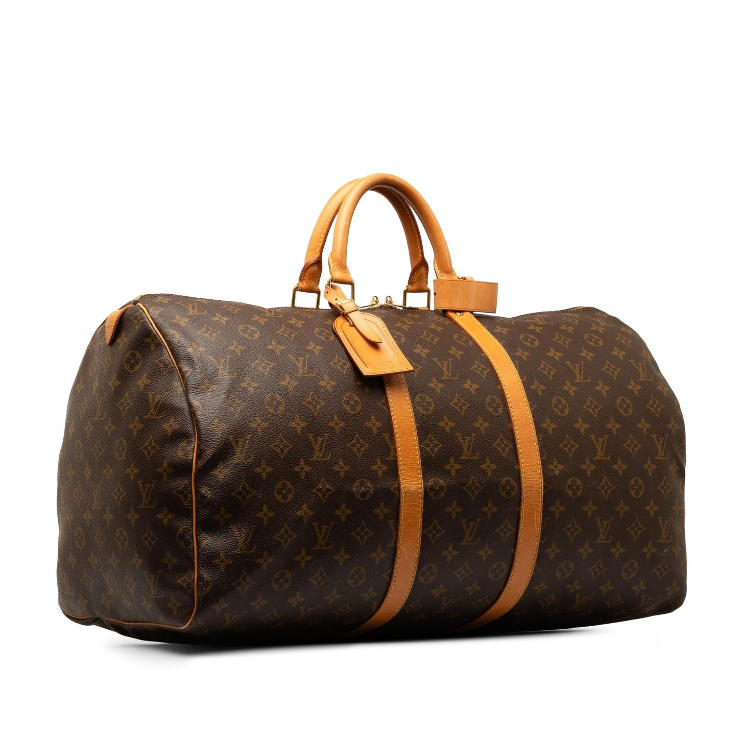 Louis Vuitton Monogram Keepall 55 (SHG-67WO8S)
