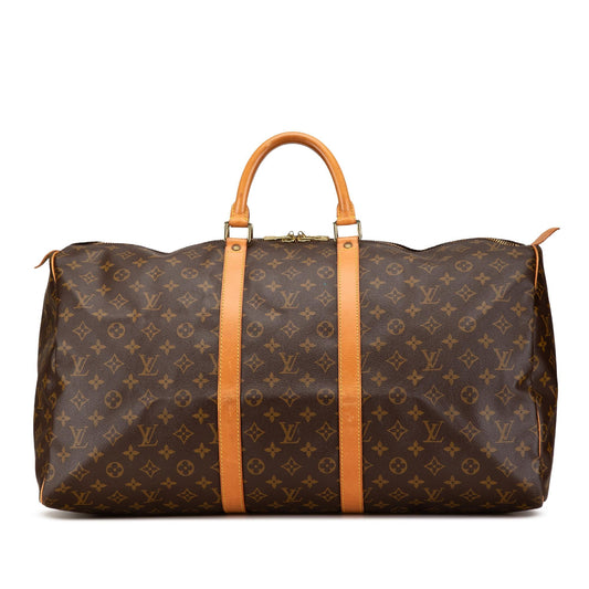Louis Vuitton Monogram Keepall 55 (SHG-b7jEEy)