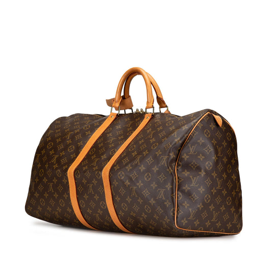 Louis Vuitton Monogram Keepall 55 (SHG-Iu6chZ)