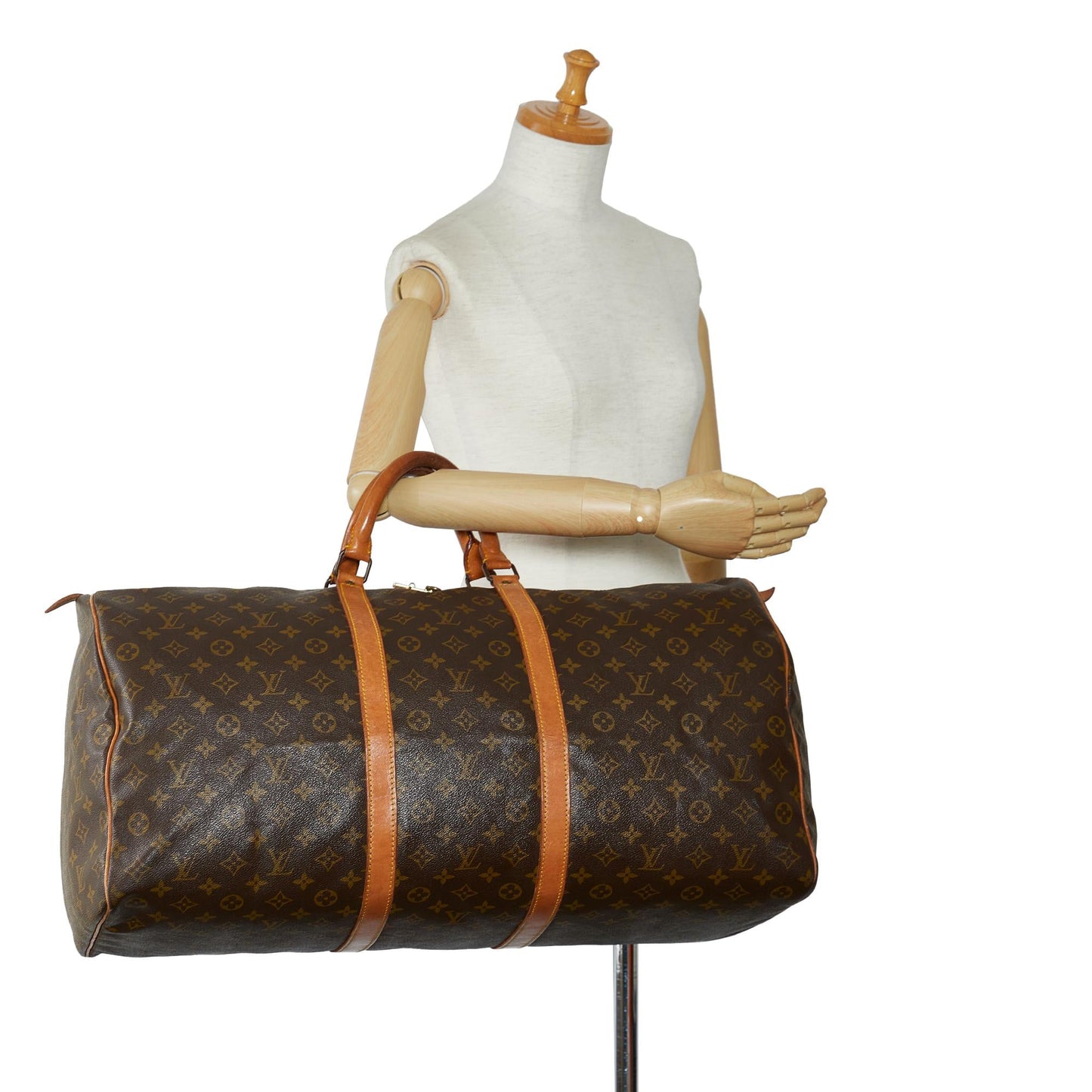 Louis Vuitton Monogram Keepall 60 (SHG-FoofFX)