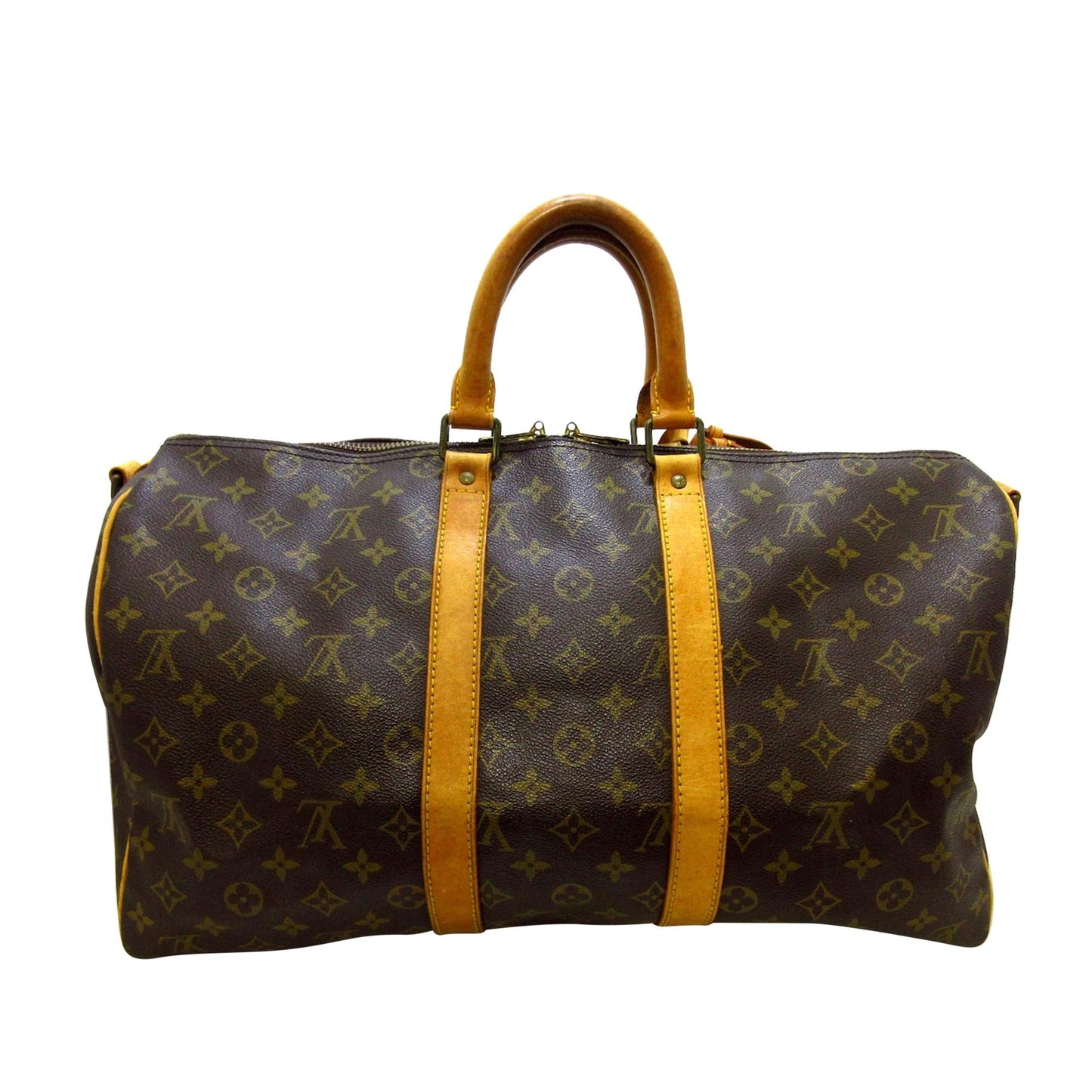 Louis Vuitton Monogram Keepall Bandouliere 45 (SHG-35665)