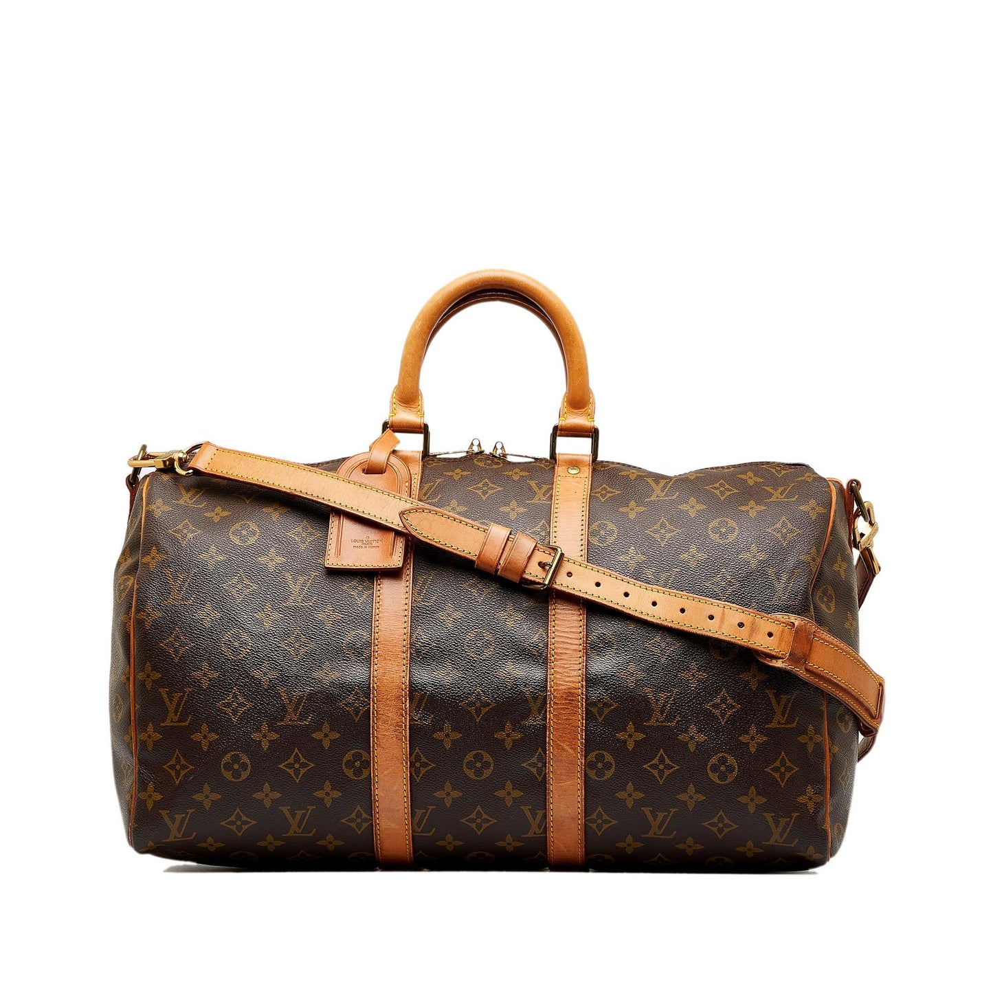 Louis Vuitton Monogram Keepall Bandouliere 45 (SHG-Ffun5j)