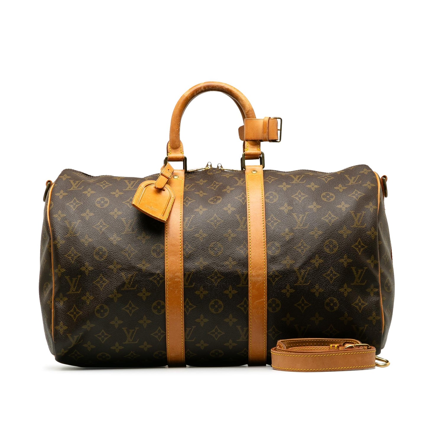 Louis Vuitton Monogram Keepall Bandouliere 45 (SHG-MynebU)