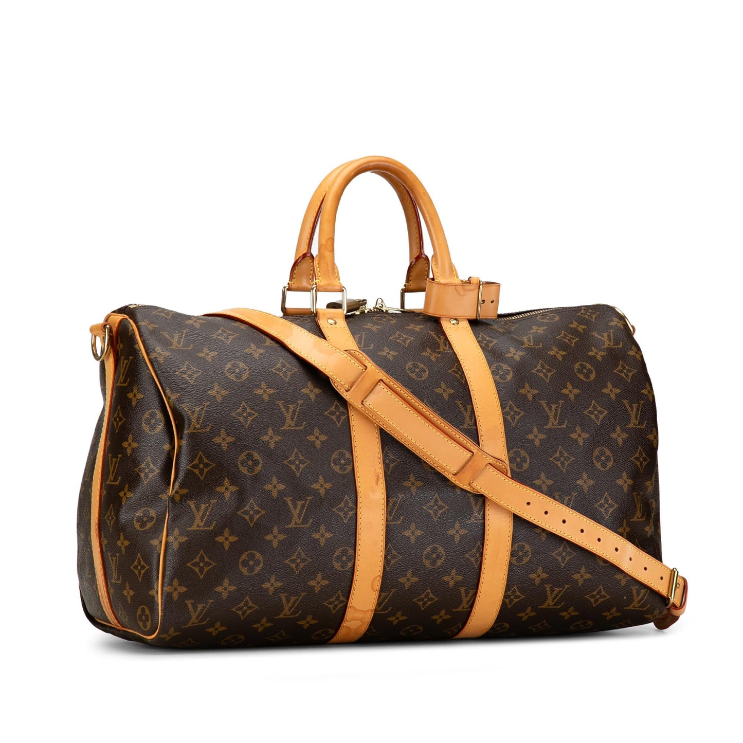 Louis Vuitton Monogram Keepall Bandouliere 45 (SHG-KNFGNC)