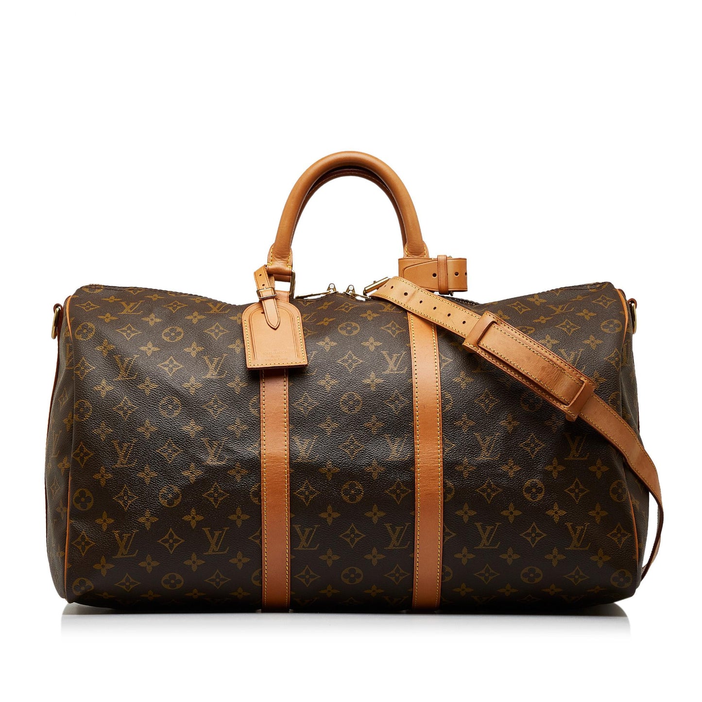 Louis Vuitton Monogram Keepall Bandouliere 50 (SHG-ZVMjvJ)