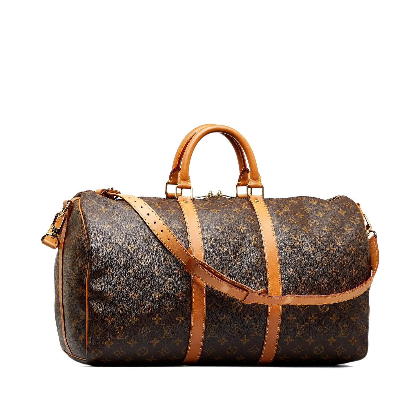 Louis Vuitton Monogram Keepall Bandouliere 50 (SHG-70xO7O)