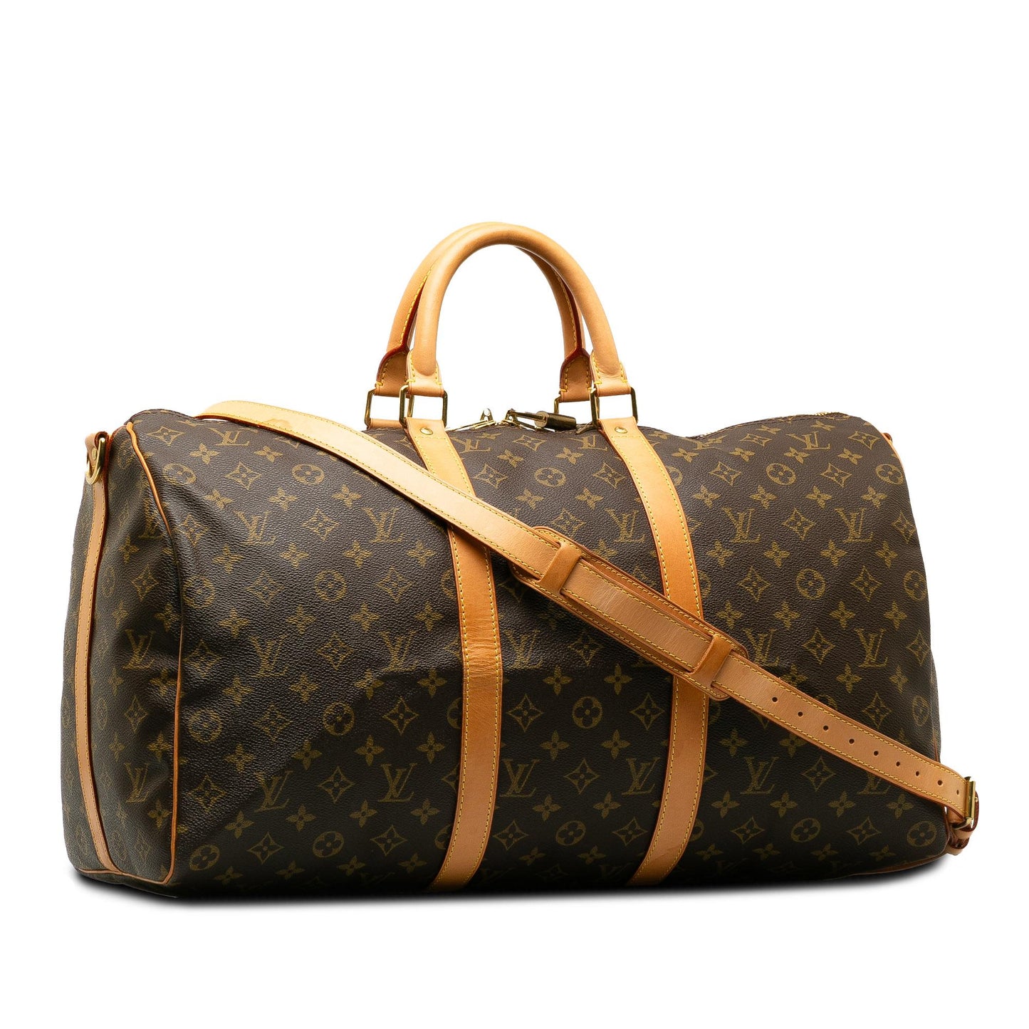 Louis Vuitton Monogram Keepall Bandouliere 50 (SHG-I0n5a9)