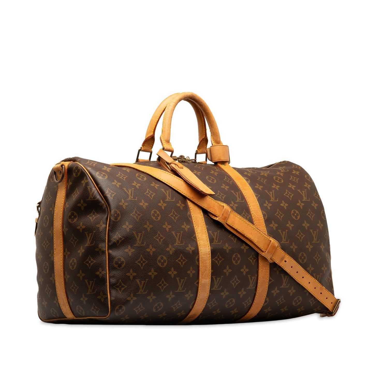 Louis Vuitton Monogram Keepall Bandouliere 50 (SHG-wnoX4I)