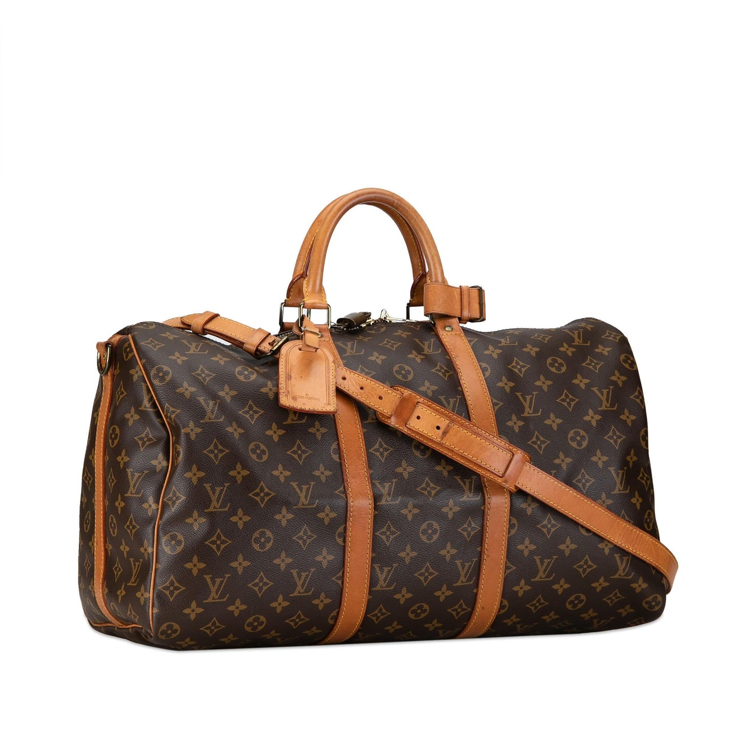 Louis Vuitton Monogram Keepall Bandouliere 50 (SHG-Wk8v7Z)