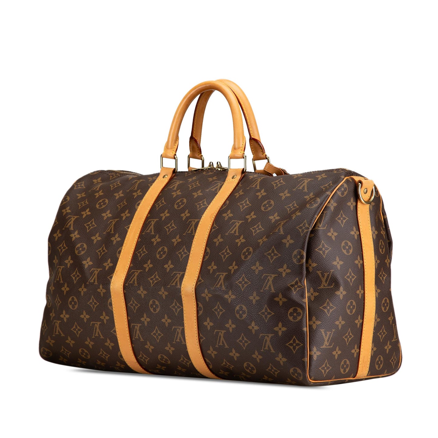 Louis Vuitton Monogram Keepall Bandouliere 50 (SHG-vjzW34)
