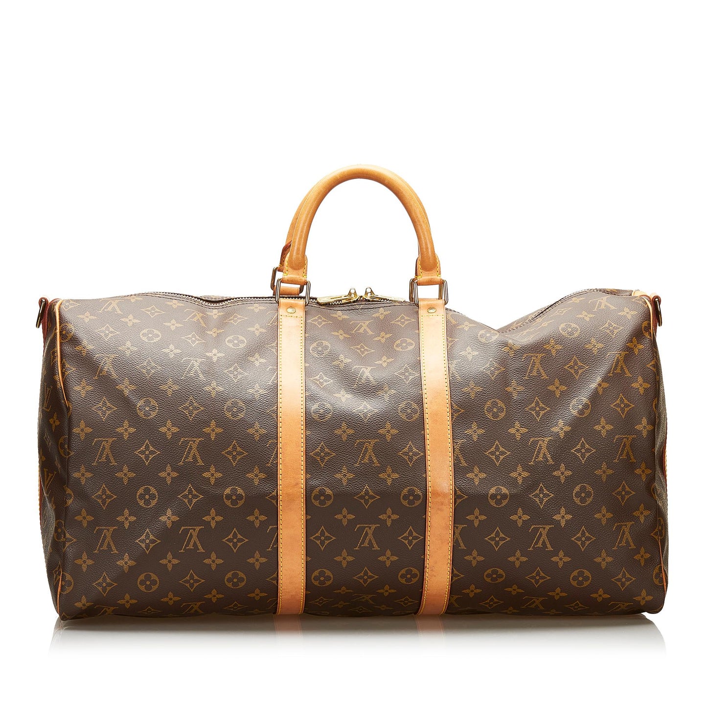 Louis Vuitton Monogram Keepall Bandouliere 55 (SHG-35784)