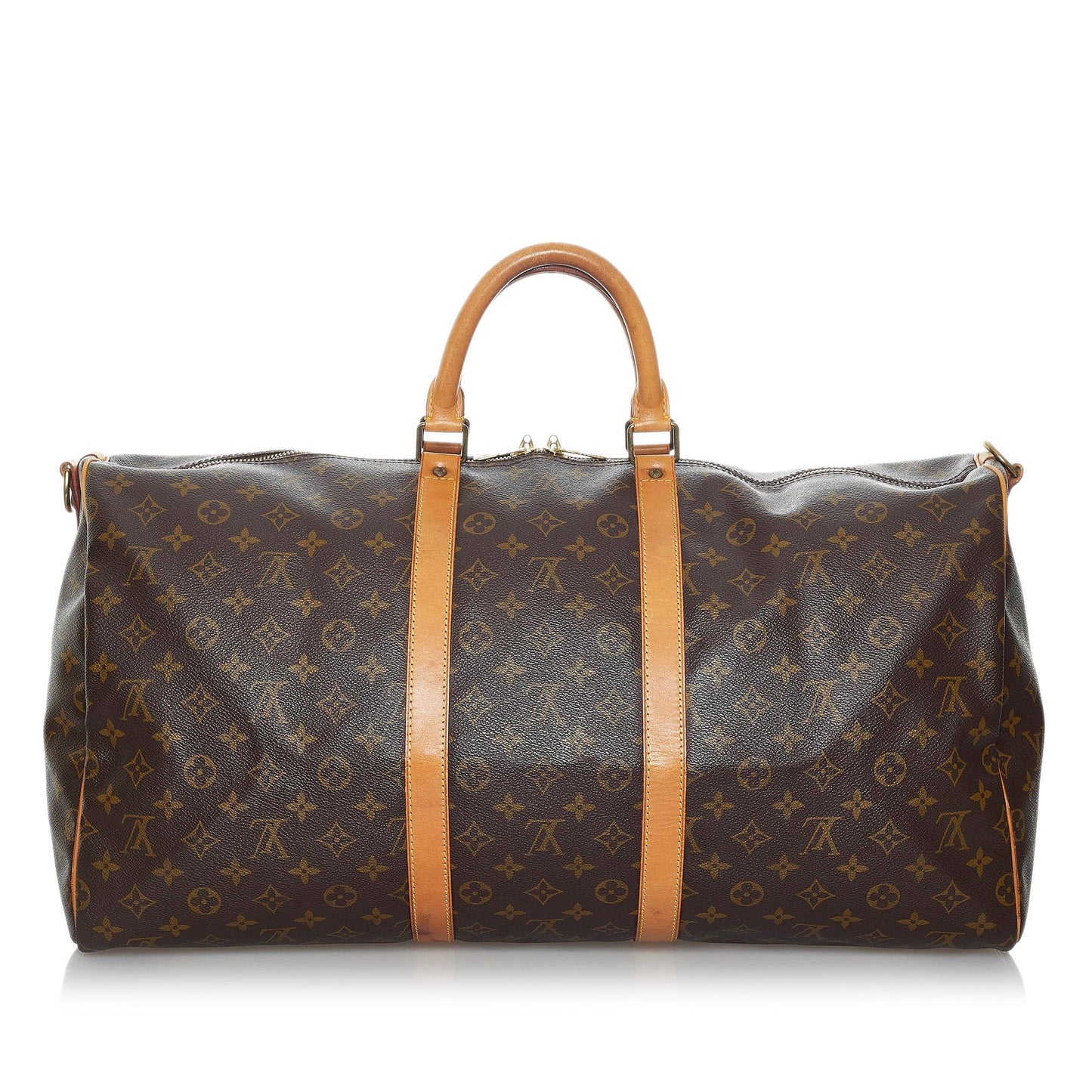 Louis Vuitton Monogram Keepall Bandouliere 55 (SHG-35836)