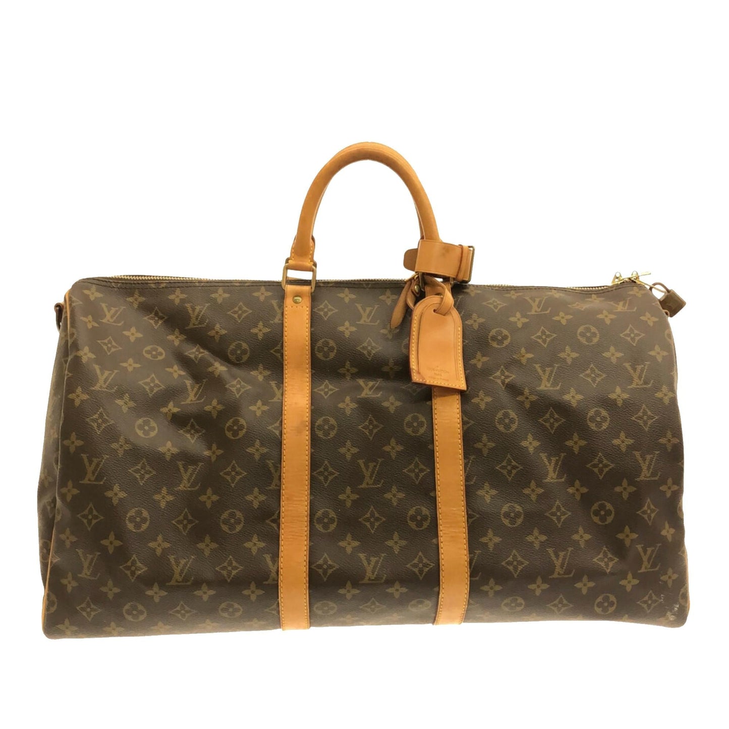 Louis Vuitton Monogram Keepall Bandouliere 55 (SHG-36464)