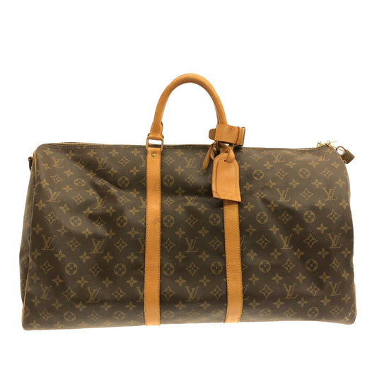 Louis Vuitton Monogram Keepall Bandouliere 55 (SHG-36464)